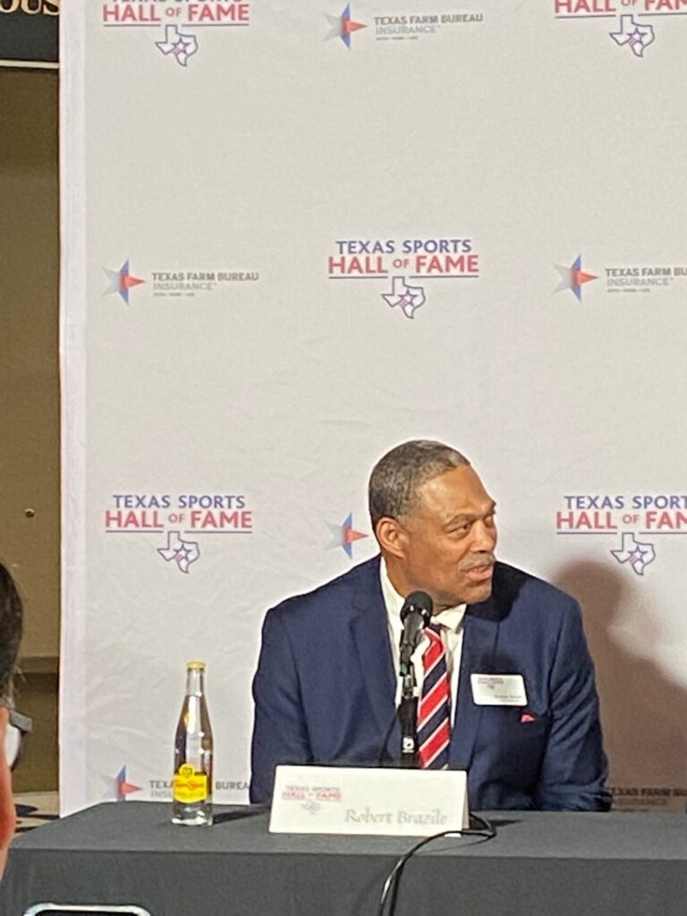 Robert Brazile at Texas Sports Hall of Fame Induction.
